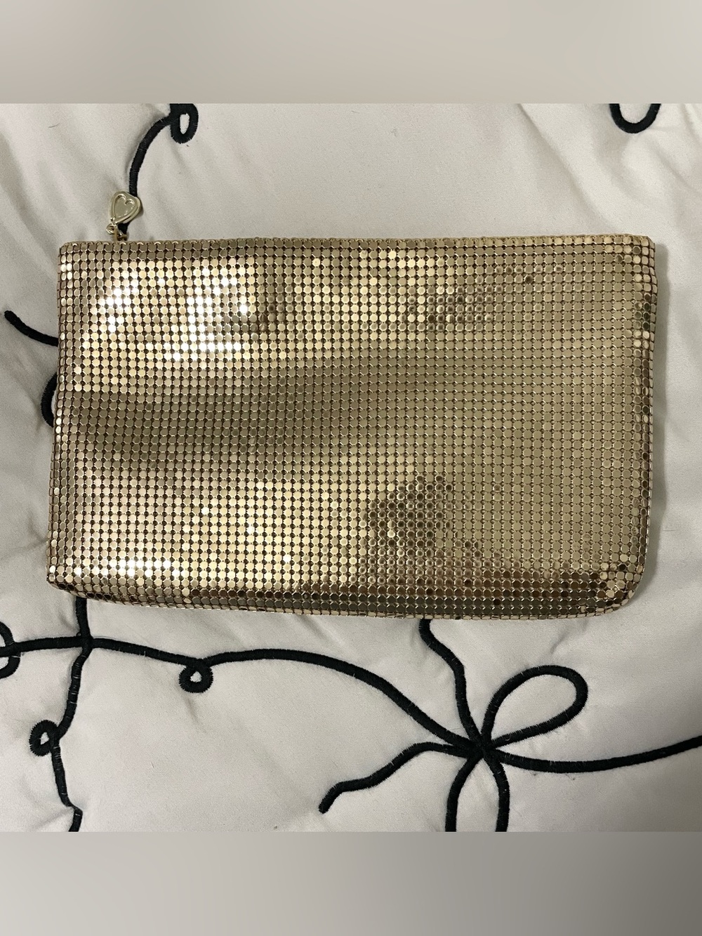 Whiting & Davis Gold Mesh Evening clutch